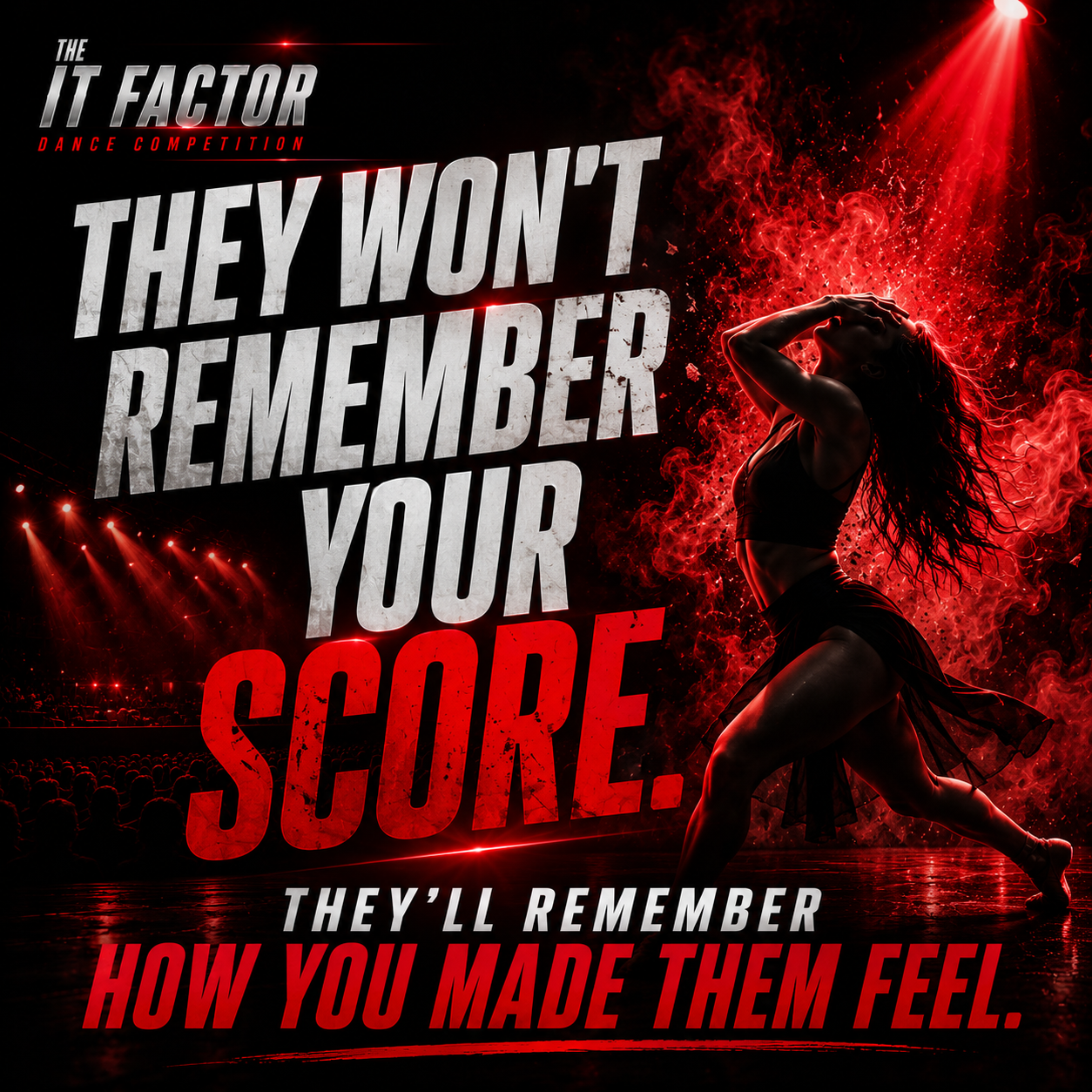 They won't remember your score. They'll remember how you made them feel.