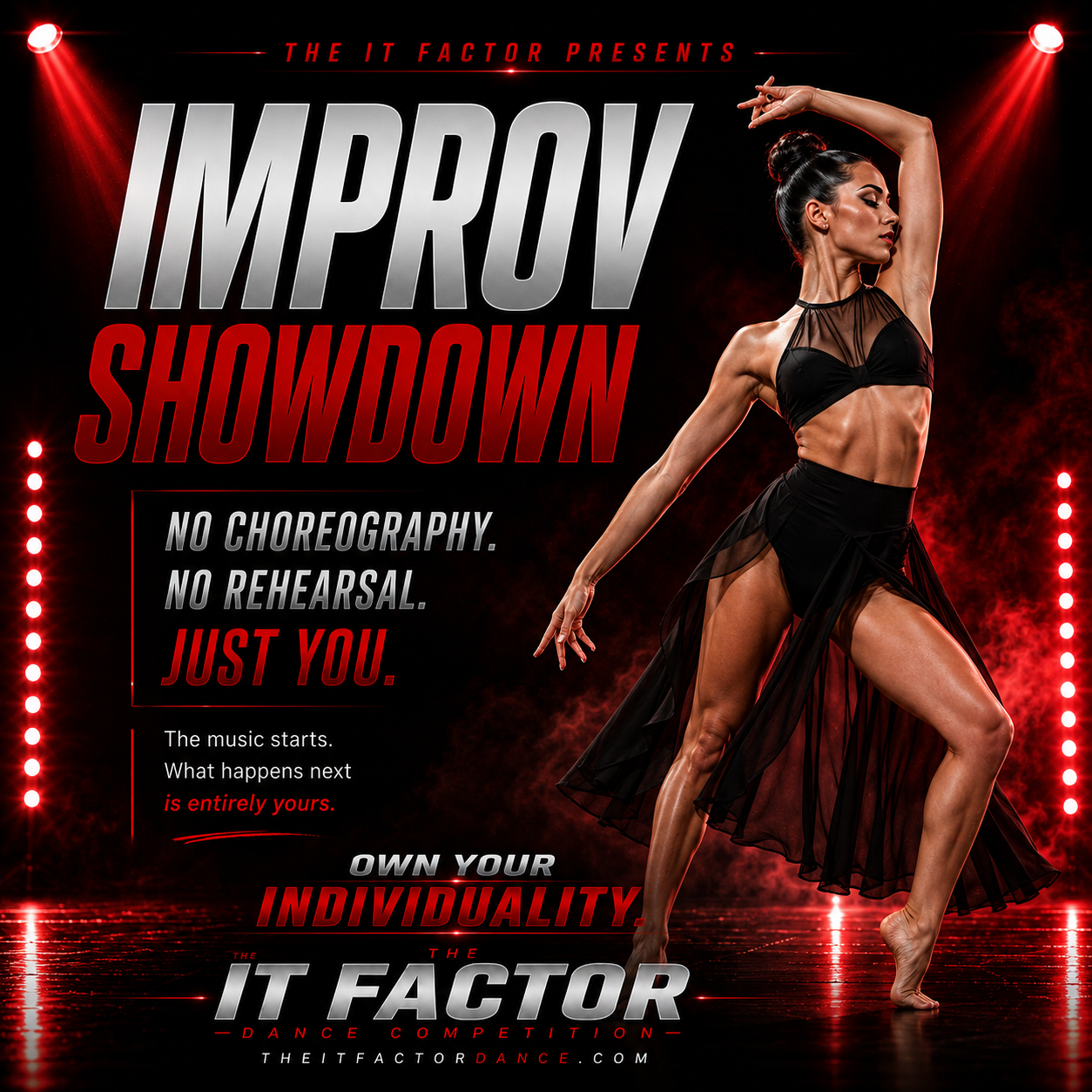 Improv Showdown — no choreography, no rehearsal, just you